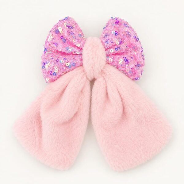 WhatsApp Image 2026-10-20 at 1.38.57 AM Fluffy Sequin Bow Pin